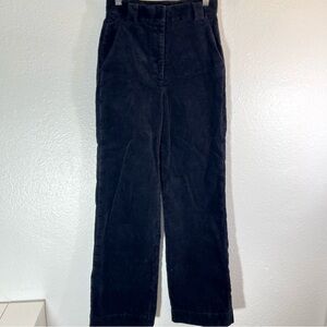 Stockholm Atelier & Other Stories 34 Navy Blue Corduroy High Rise Pants